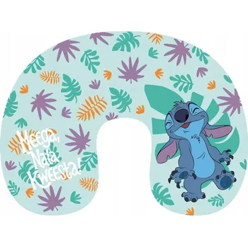 Polštář Cestovní Polštář Croissant STITCH 35x30cm pro děti