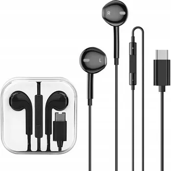 Sluchátka USB-C Sluchátka Stereo Drátová Do Uší