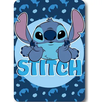 Dětská deka FLEECOVÁ DEKA LILO A STITCH 140X100 DĚTSKÁ DEKA PLED PŘEHOZ STICH STICZ