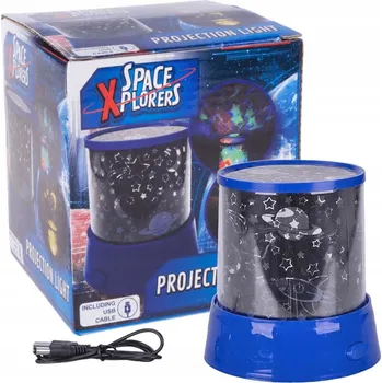 Lampička Projektor - lampička Hipo modrá