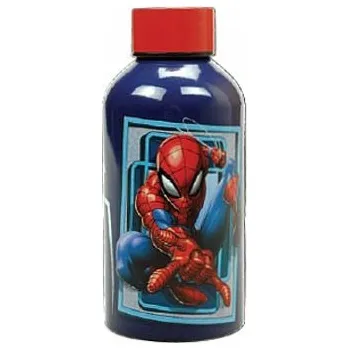 Láhev Hliníková láhev Spiderman World se šroubovacím uzávěrem 500 ml