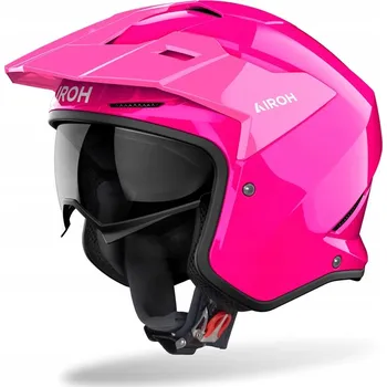 Helma na motorku PŘILBA AIROH KOMBAKT BARVA PINK LESKLÁ XS