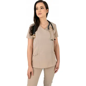 Moto oblečení MIKINA LÉKAŘSKÁ dámská elastická MODNY SCRUBS lehká zástěra M-330XC vel. 52