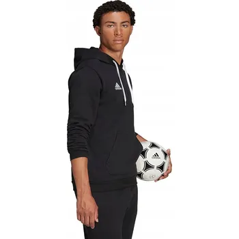 Pánská mikina Pánská Mikina adidas s kapucí Klokanka Bavlněná Sportovní Černá vel. XL