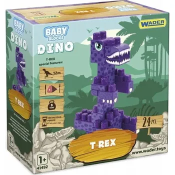 ostatní stavebnice Dětské bloky Dino t-rex stavebnice 41496