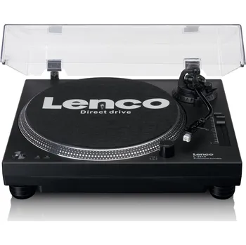 Gramofon Lenco L-3818BK (Gramofon s přímým náhonem a USB výstupem)