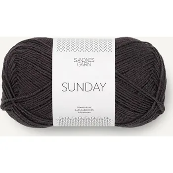 Příze Příze Sandnes Garn Sunday 3800 / tmavě šedá