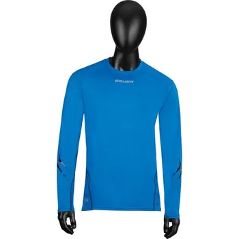 Bauer Triko Bauer LE Premium LS Grip Crew YTH, Barva BLU, Velikost M 777346