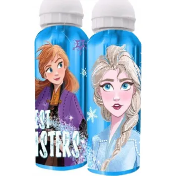 Láhev Hliníková láhev s víčkem Disney Ledové království Sisters 500 ml