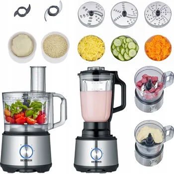 Kuchyňský robot Kuchyňský robot Severin 3982, 1200 W, stříbrný/šedý