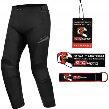 Moto kalhoty Motocyklové kalhoty VORG CUMULUS BLACK černé + DÁRKY ZDARMA