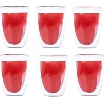 Sklenice Sklenice na kávu MG Home 300 ml 6 ks