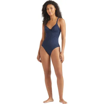 Dámské plavky PLAVKY VILEBREQUIN TURTLES MONOGRAM SWIM JERSEY JACQUARD STRETCH BLEU MARINE