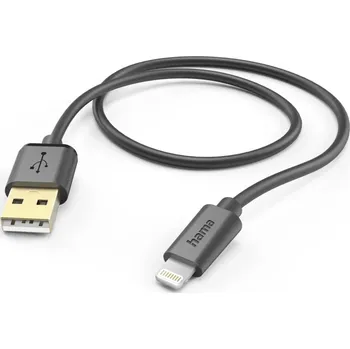Datový kabel Hama MFi USB kabel pro Apple, USB-A Lightning 1,5 m, černý 201580
