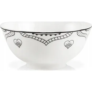 Miska MISKA na polévku vločky syrové občerstvení salátová mísa porcelánová 600 ml