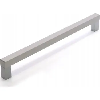 Nábytkové kování Nábytková úchytka reling šedá kartáčovaná 17,2 x 1,2 x 3,3 cm