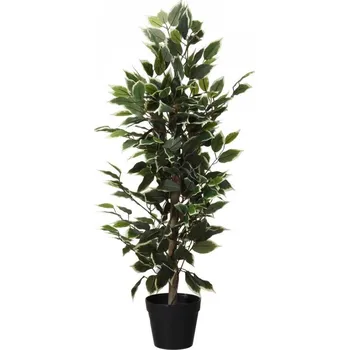 umělá květina UMĚLÁ ROSTLINA V KVĚTINÁČI, FIKUS, VÝŠKA 95 CM, HOME STYLING COLLECTION