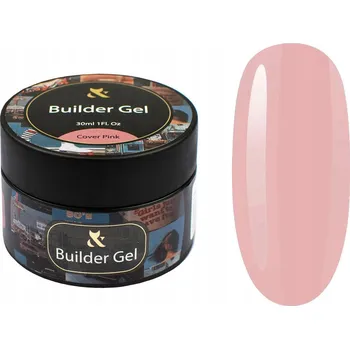 Lak na nehty FOX Gel Stavební Builder gel Cover Pink, 30 ml
