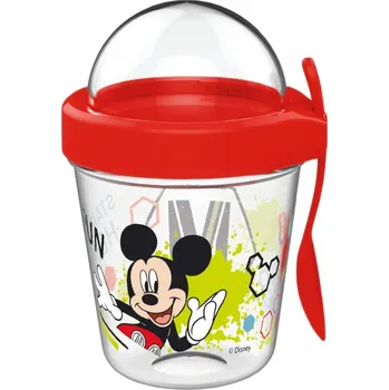 Mickey Mouse sklenice na cesty 350 ml