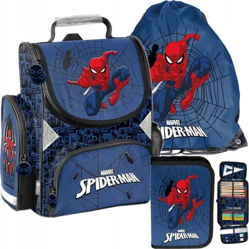 Školní batoh Školní aktovka pro chlapce školní batoh 1-3. třída Spiderman sada do školy