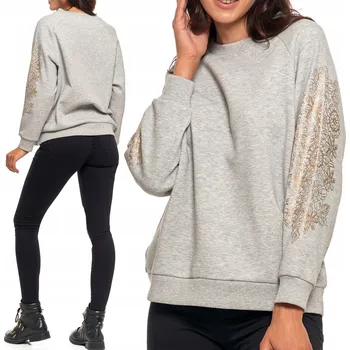 Dámská mikina Dámská mikina Moraj bez kapuce dámská teplá mikina velikost 3XL