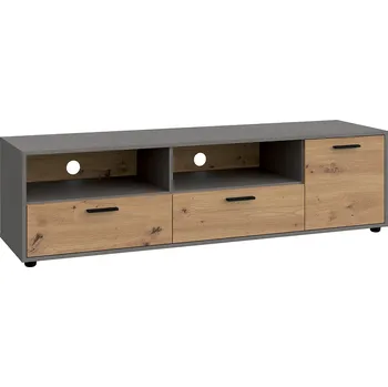 Obývací pokoj TV stolek Parma - Gala Meble Dub Artisan / Smooth Grey 160x44.5 cm