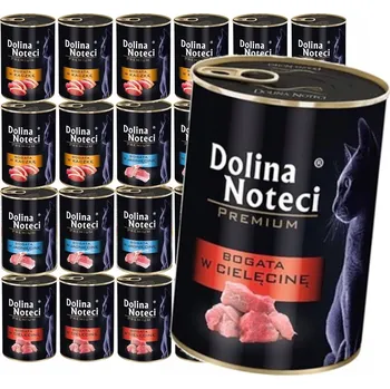 Krmivo pro kočku Dolina Noteci pro kočky krmivo mokré konzerva pro kočky mix chutí bez obilí 24x400