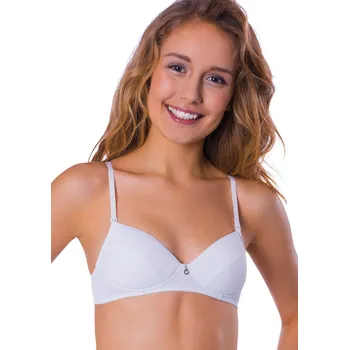 Podprsenka KEY podprsenka pro TEENAGERKY TBC 122 bílá # 80AA