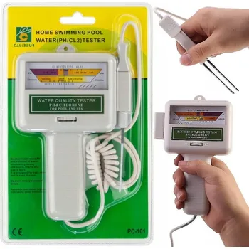 Bazénová chemie Tester, měřič pH a chloru BNTrade 0,15 kg