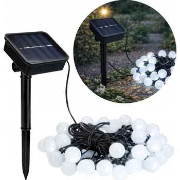 Venkovní osvětlení Světelná girlanda IMS Nova 675 cm solární bílá