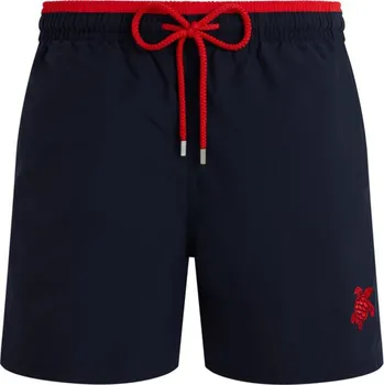 Pánské plavky PLAVKY VILEBREQUIN BICOLORE POLYAMIDE MARINE/ROUGE