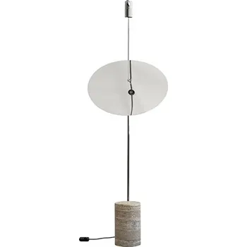 Stojací lampa Stojací lampa 101 Copenhagen The Moon základna travertin stínidlo chrom
