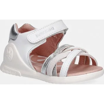 Dívčí sandály Dětské kožené sandály Biomecanics 262140. bílá 00X, EUR 25
