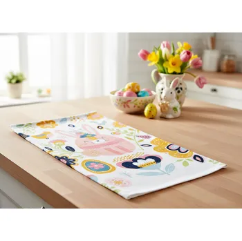 Utěrka Kuchyňská bavlněná utěrka FLOWER BOMB růžová 40x60 cm 100% bavlna