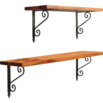 police Raavi Police na zeď s konzolí Runa Palisandr, šíře 75 cm