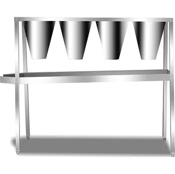 Stojan na porážku drůbeže - 4 trychtýře + doprava zdarma