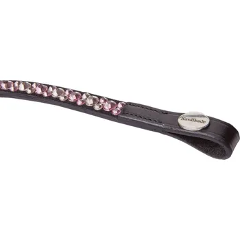Vybavení pro koně KAVALKADE Čelenka Sparkle, black/rose, vel. PONY