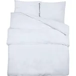 Shumee Sada ložního prádla 1+2 bílá 200 × 200 cm bavlna, bez potisku, polštáře 65 × 65 cm