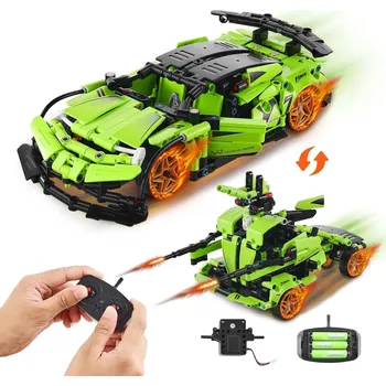 RC model auta VEVOR STEM stavebnice RC auto/robot 2 v 1, 461 dílků, ovládání přes aplikaci