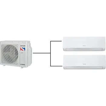 Domácí spotřebič Klimatizace Sinclair Marvin white 1+2 ( 2,7kW + 3,5kW ) Multi-split R32 včetně montáže