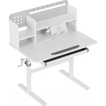 Psací stůl Psací stůl Markadler Study 80 x 60 x 112 cm bílý, odstíny šedé
