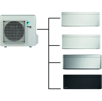 Klimatizace Klimatizace Daikin Stylish white 1+4 (2,5kW + 2,5kW + 2,5kW + 3,5kW) Multi-split R32 včetně montáže