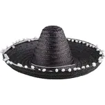 Funny Fashion Mexické sombrero, černé, 50 cm