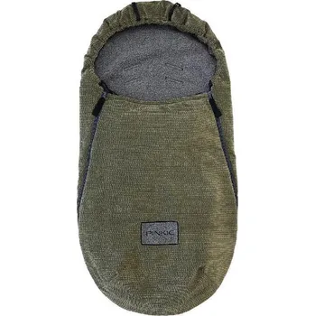 Fusak Pinkie fusak fur teddy green-slabší podélné otvory