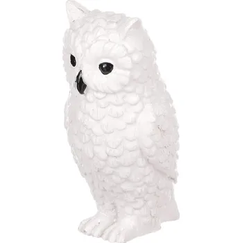 Autronic Sova - figurka z polyresinu, barva bílá, sada 4 ks
