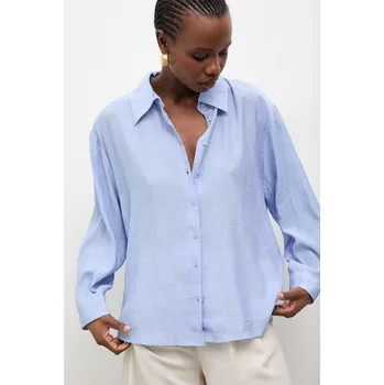 Pánská košile Košile Answear.LAB 18.tos modrá 55X, vel. S