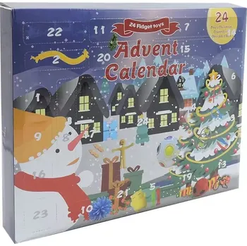 Vánoční dekorace Alltoys Adventní kalendář 24 malých hraček