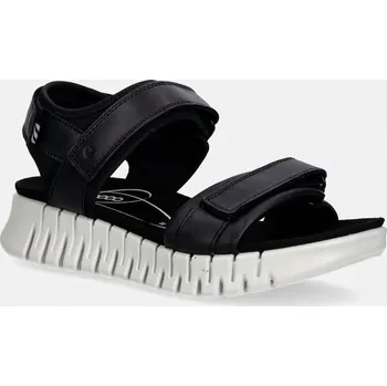 Dámské sandále Kožené sandály Ecco Gruuv Sol W 213103.01001 černá 99X, EUR 41