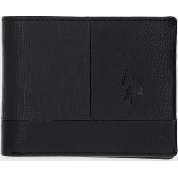 Peněženka Kožená peněženka U.S. Polo Assn. MANSFIELD WEU7M2702MHA černá 99X, vel. ONE SIZE