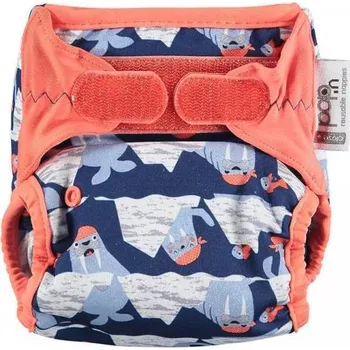 Plenkové kalhoty Pop-in Rostoucí plena AIO bamboo Walrus